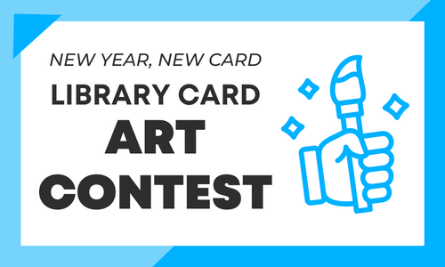 Library Card Art Contest logo