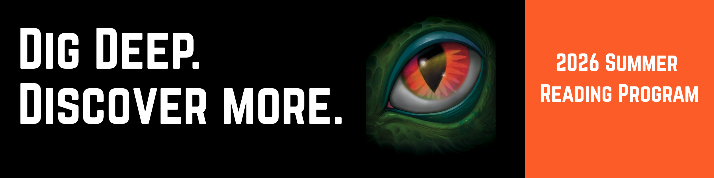2026 Summer Reading Program banner